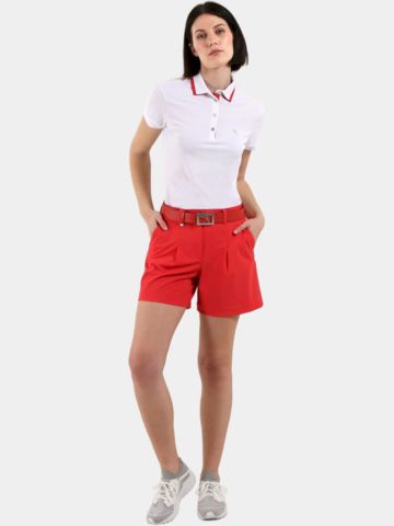 Chervo AQUAMARINE Halbarm Polo weiß