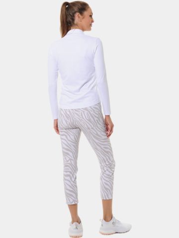 MDC  Button-Down Langarm Polo weiß