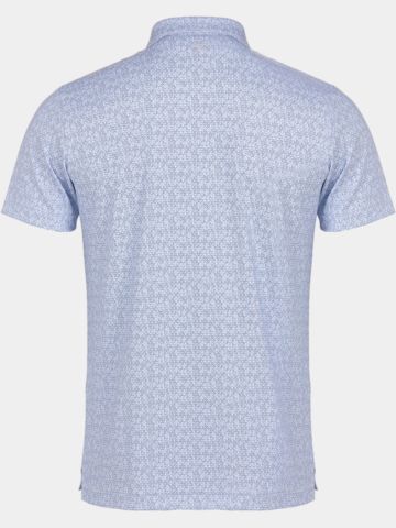 Peter Millar RHYTHM PERFORMANCE JERSEY KELLY HARD Halbarm Polo weiß