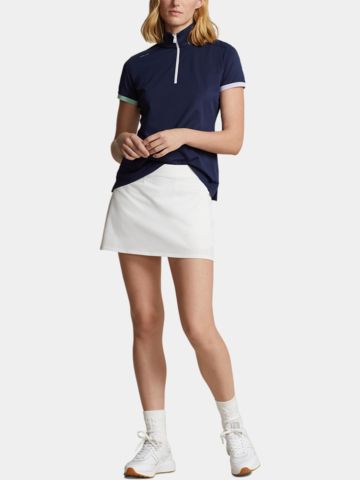 Polo Ralph Lauren TRI 1/4 ZIP Halbarm Polo navy