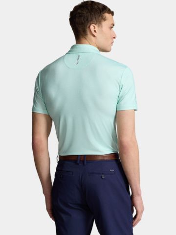 Polo Ralph Lauren RLX HOUNDSTOOTH Halbarm Polo türkis