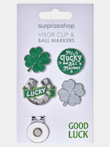 Surprizeshop Ballmarker Set Good Luck Sonstige