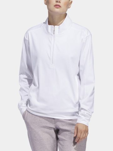 adidas Ultimate365 Half-Zip Stretch Midlayer weiß