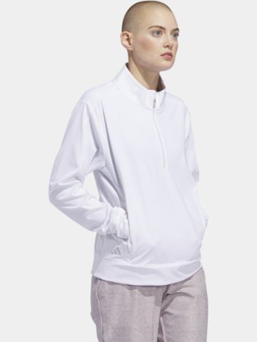 adidas Ultimate365 Half-Zip Stretch Midlayer weiß