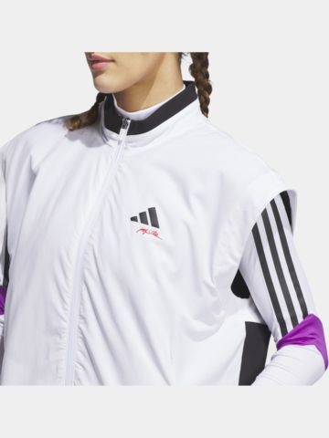 adidas JAY3LLE W JL3 VEST Stretch Weste weiß