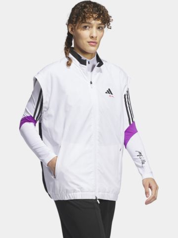 adidas W JL3 VEST Stretch Weste weiß
