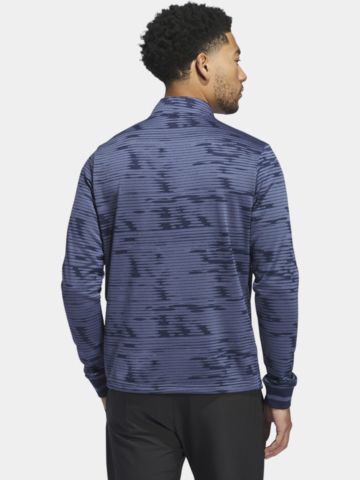 adidas Ultimate365 1/4-Zip Stretch Midlayer blau