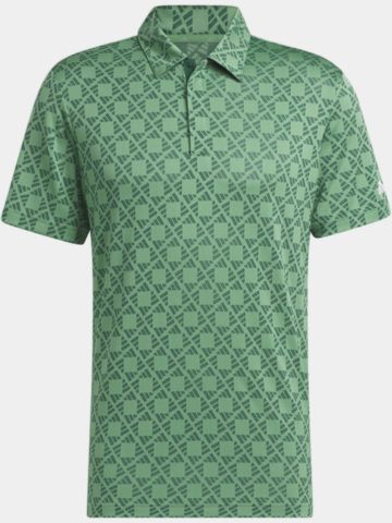 adidas Ultimate365 Tour HEAT.RDY Jacquard Halbarm Polo grün