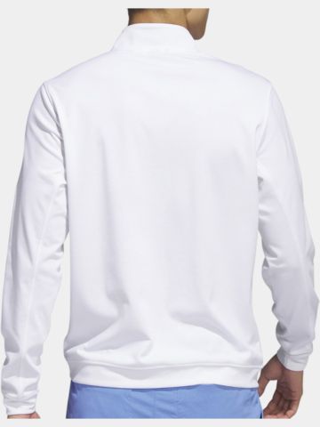 adidas Elevated Quarter-Zip Pullover Stretch Midlayer weiß