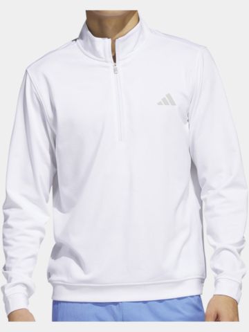 adidas Elevated Quarter-Zip Pullover Stretch Midlayer weiß