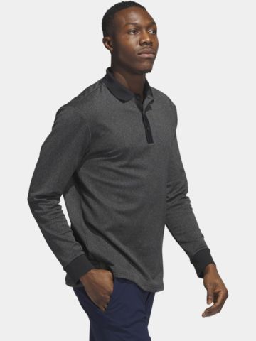 adidas Men's Essentials Langarm Polo schwarz