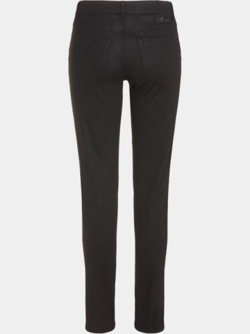 Alberto JANA - Black Jersey Print Hose schwarz