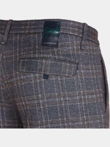 Alberto FRED - Jersey Check Chino Hose kariert