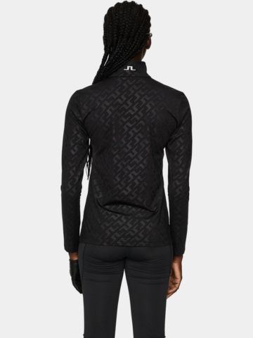J.Lindeberg Lauryn Deboss Stretch Midlayer schwarz