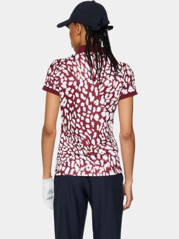 J.Lindeberg Tour Tech Print Halbarm Polo mehrfarbig