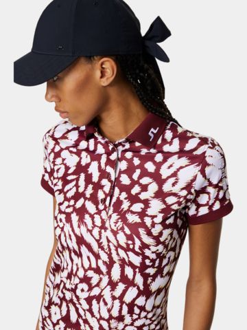 J.Lindeberg Tour Tech Print Halbarm Polo mehrfarbig