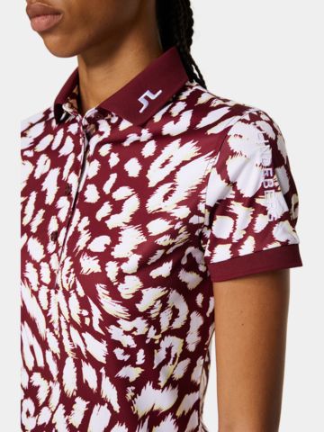 J.Lindeberg Tour Tech Print Halbarm Polo mehrfarbig