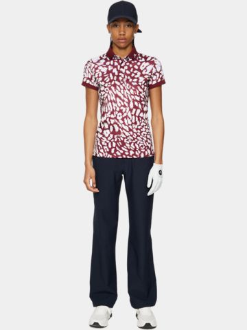 J.Lindeberg Tour Tech Print Halbarm Polo mehrfarbig