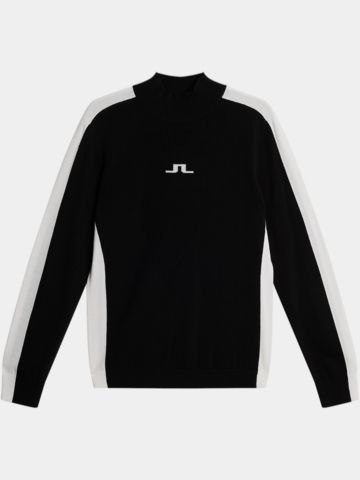 J.Lindeberg Adia Knitted Sweater Stehkragen Strick navy