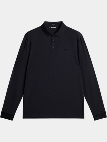 J.Lindeberg Florian Langarm Polo schwarz