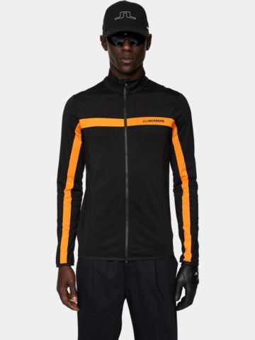 J.Lindeberg Jarvis Mid Layer Stretch Jacke schwarz