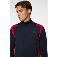 J.Lindeberg Lukas Quarter Zip Stretch Midlayer schwarz J.Lindeberg Lukas Quarter Zip Stretch Midlayer schwarz