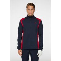 J.Lindeberg Lukas Quarter Zip Stretch Midlayer schwarz J.Lindeberg Lukas Quarter Zip Stretch Midlayer schwarz