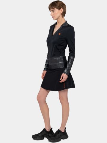 Sportalm Langarm Polo schwarz