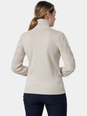 Daily Sports ERMONT Pullover Lining Windstopp Strick sand