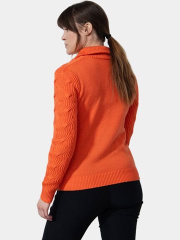 Daily Sports ERMONT Pullover Lining Windstopp Knit orange