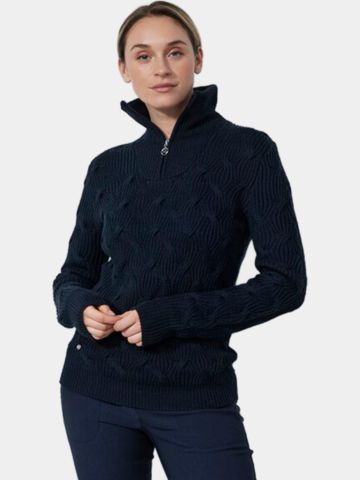 Daily Sports ERMONT Pullover Lining Windstopp Strick navy