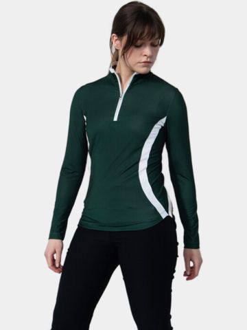 Daily Sports Vichy Rolli Stretch Unterzieher dunkelgrün