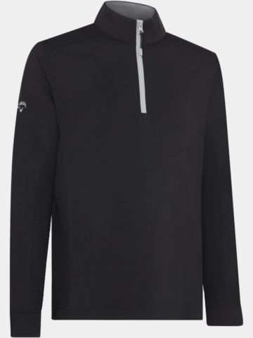 Callaway Mixed Media Pullover Stretch Midlayer schwarz