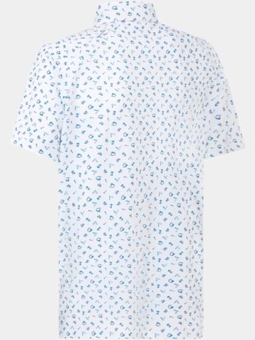 Callaway All Over Drive Halbarm Polo weiß