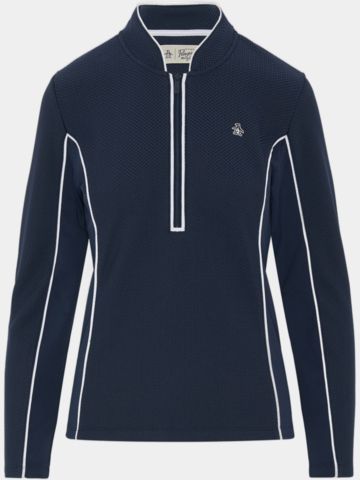 Penguin Midweight Long Sleeve Stretch Midlayer navy