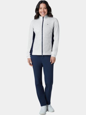 Penguin Insulated Woven Full-Zip Stretch Jacke weiß