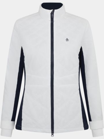 Penguin Insulated Woven Full-Zip Stretch Jacke weiß