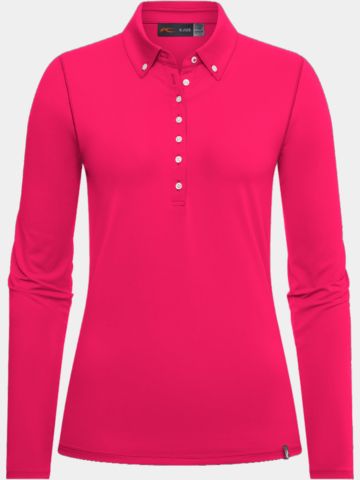 Kjus Scotscraig Langarm Polo pink