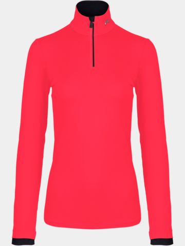 Kjus Feel Half-Zip Stretch Midlayer pink