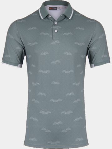 Kjus Polokošile s puntíkatým potiskem a polovičním rukávem zelená