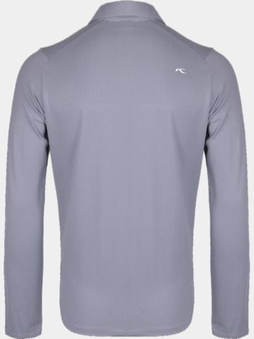 Kjus Ashton Langarm Polo hellgrau