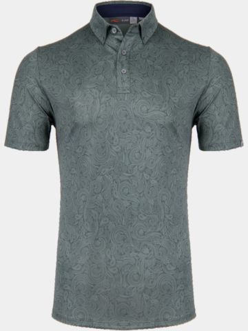 Kjus Lance Printed Halbarm Polo grün