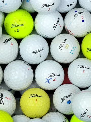 Second Chance Titleist Mix Grade B Lakeballs weiß