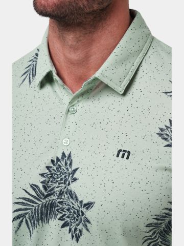 TravisMathew LUSH FOREST Halbarm Polo oliv