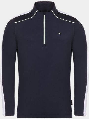 Daniel Springs 1/2 Zip Stretch Thermo Midlayer navy