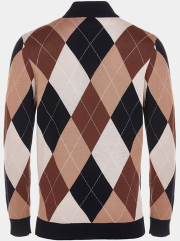 Daniel Springs  Argyle Merino Troyer Strick braun