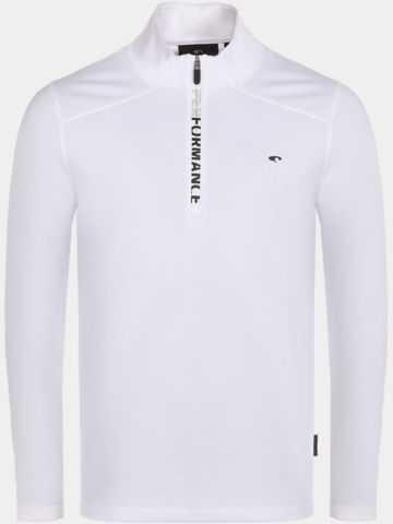 Daniel Springs 1/2 Zip Stretch Thermo Midlayer weiß