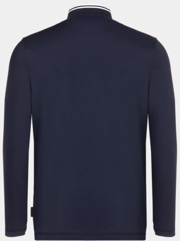 Daniel Springs Thermo Langarm Polo navy