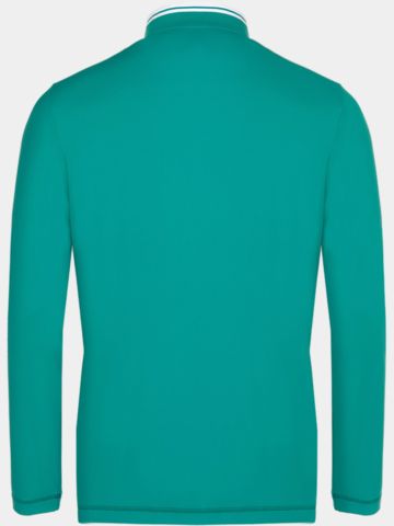 Daniel Springs Thermo Langarm Polo grün