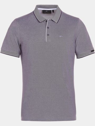 Daniel Springs 2-Tone Pique Halbarm Polo beere